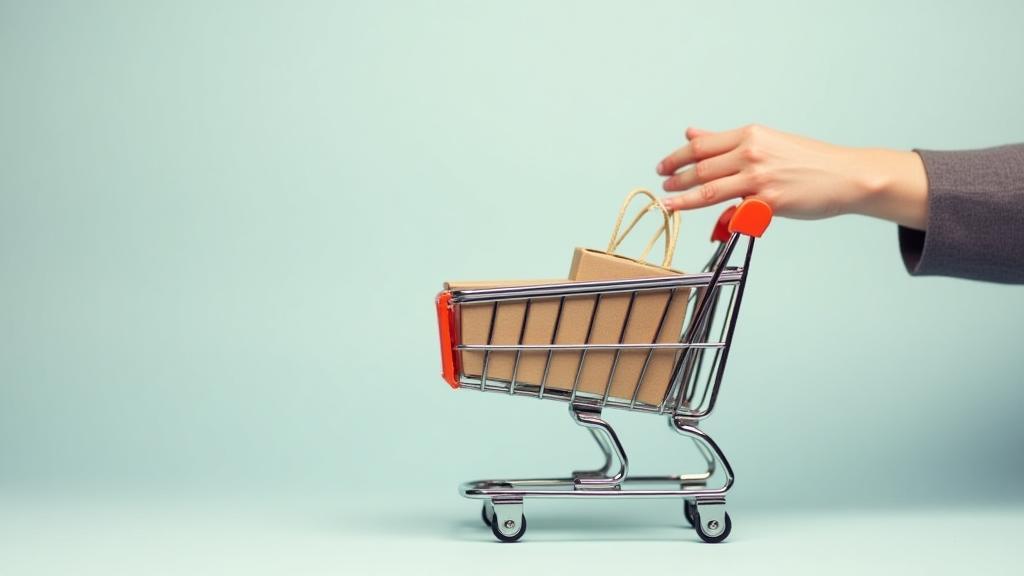 Online shopping cart interface