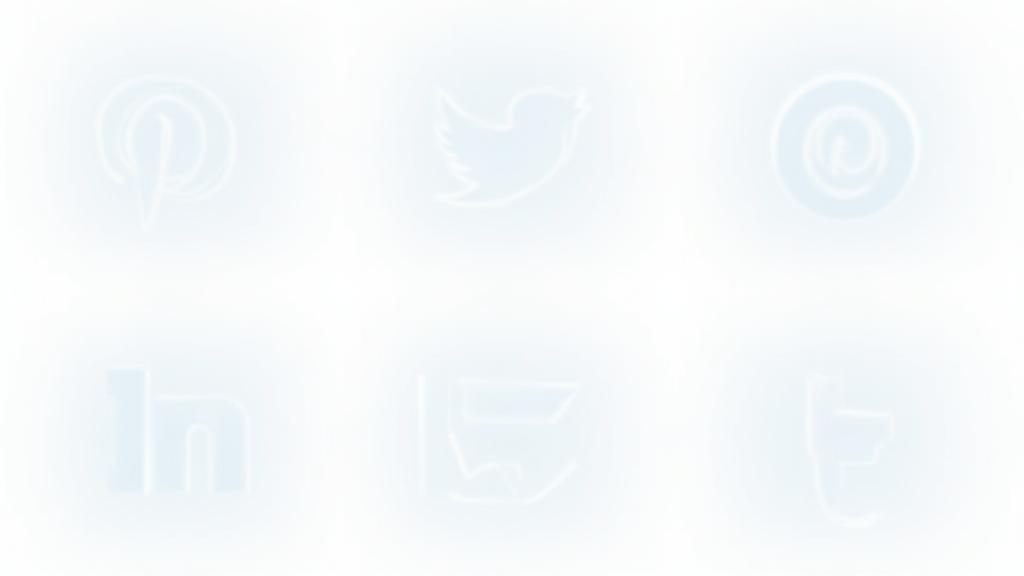 Social media platform icons